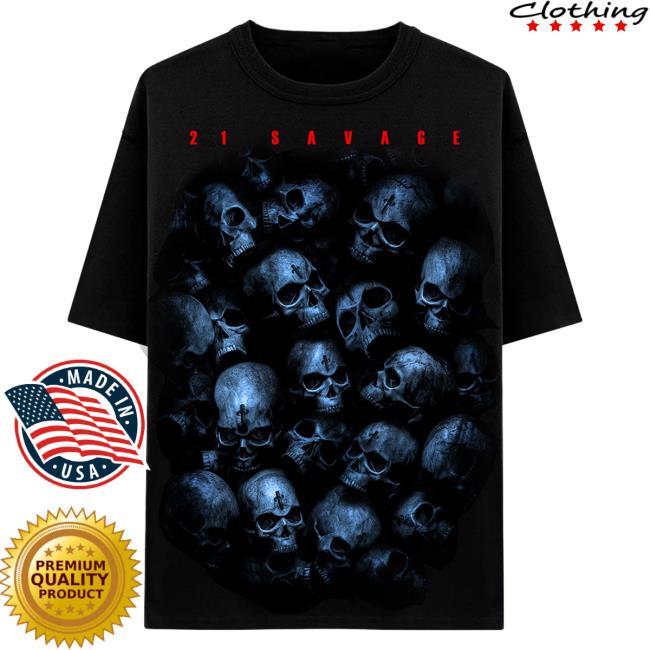 Official 21 Savage Merch Store Crypt Popover Shirt 21 Savage Apparel Clothing Shop 21Savage
