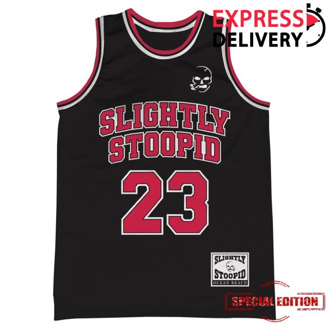 Official Slightly Stoopid Merch Store Shop Slightly Stoopid Stoopid '23 Basketball Jersey Tee SlightlyStoopid