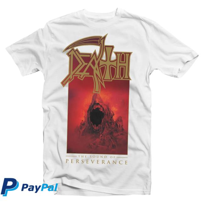Official Indie Merch Store Shop Death "The Sound Of Perseverance" Popover Shirt IndieMerchStore