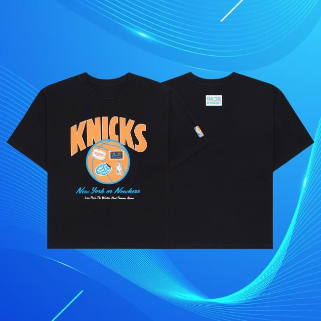 Official Msg Merch Store Shop New York Knicks NYON x Knicks Gamechanger Relaxed Fit Top Shirt