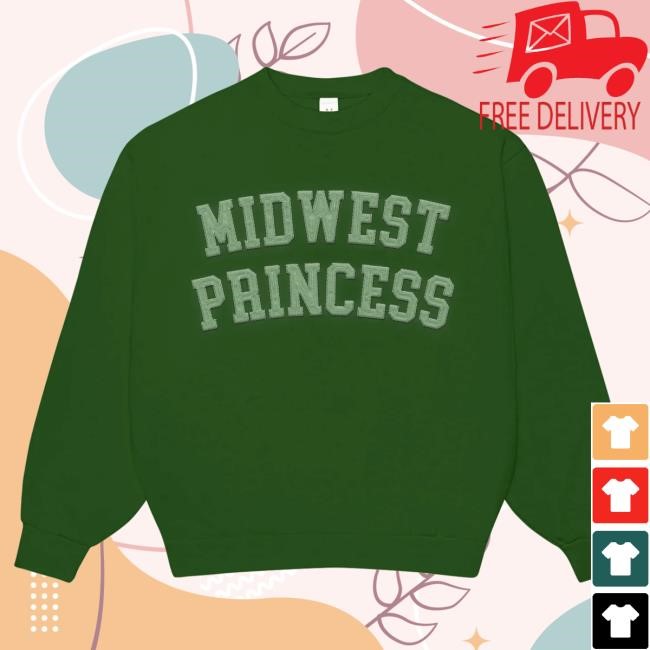 Official Chappell Roan Merch Store Shop Midwest Princess Collegiate Popover Sweatshirt ChappellRoan