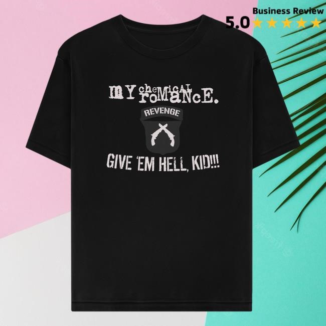 My Chemical Romance | Warner Records | Official Demolition Lover Mask Merch StoreGive Em Hell T-Shirts