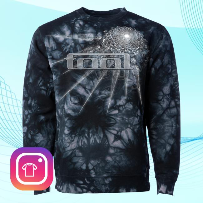 Official Tool Muisc Band Clothing Store Shop Phurba Tie Dye Crew neck ToolBand ToolMusic Merch Tie-Dye