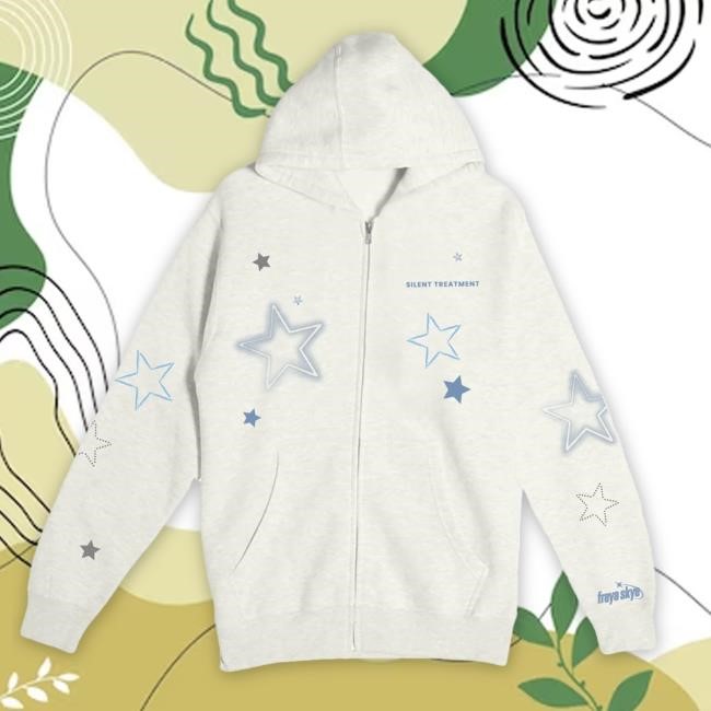 Official Freya Skye Shop Collegiate Freya Skye Silent Treatment Zip Up Popover Hoodie