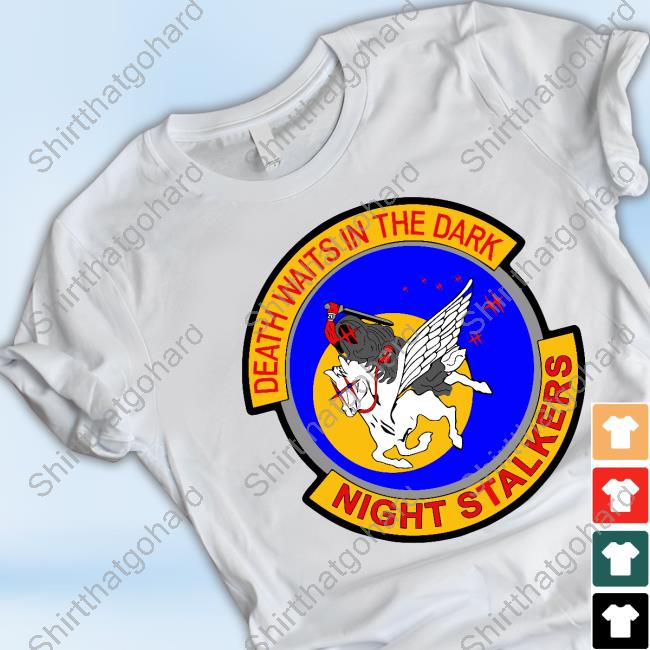 Official Night Stalkers Death Waits In The Dark T Shirt