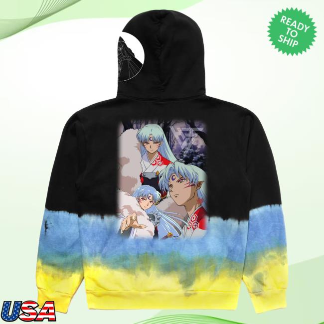Official Hypland Clothing Merch Store Hypland Inuyasha Sesshomaru Crescent Crew (Tie Dye)