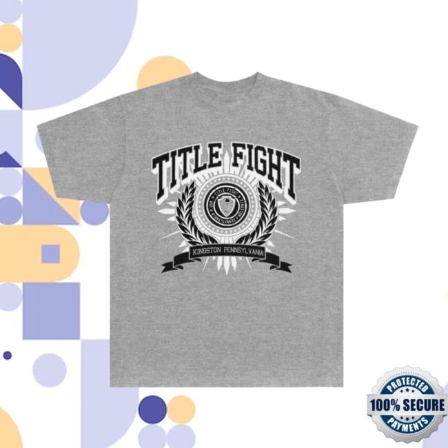 Official Free Divide Merch Title Fight Crest Tshirt
