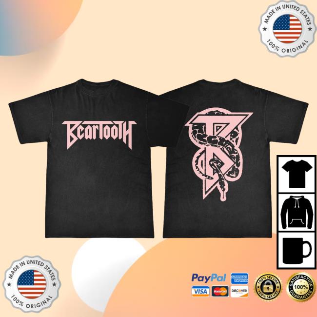 Official Beartooth Merch Beartooth Snake On My Back Shirt