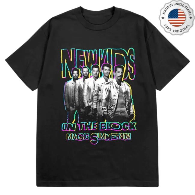 Official Shop NKOTB Limited Edition Clarkston Event Merch Magic Summer Tour 2024 Photo Shirts New Kids On The Block Merch