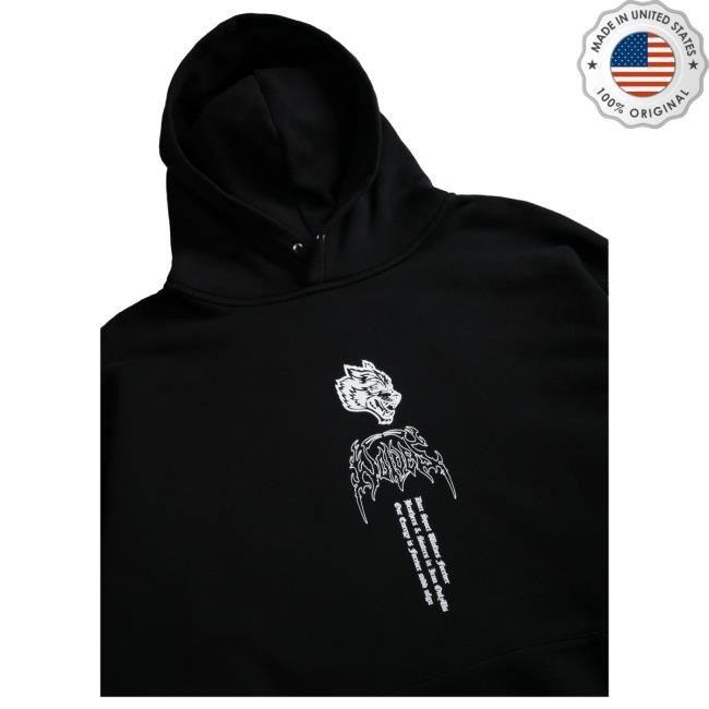Official Darc Sport Merch Store Shop Darcsport Akuma Forever "Pierce" Pullover Hoodie in Black Darc Sport Apparel Clothing