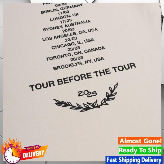 Official Mumford And Sons Merch Tour Before The Tour Tshirt