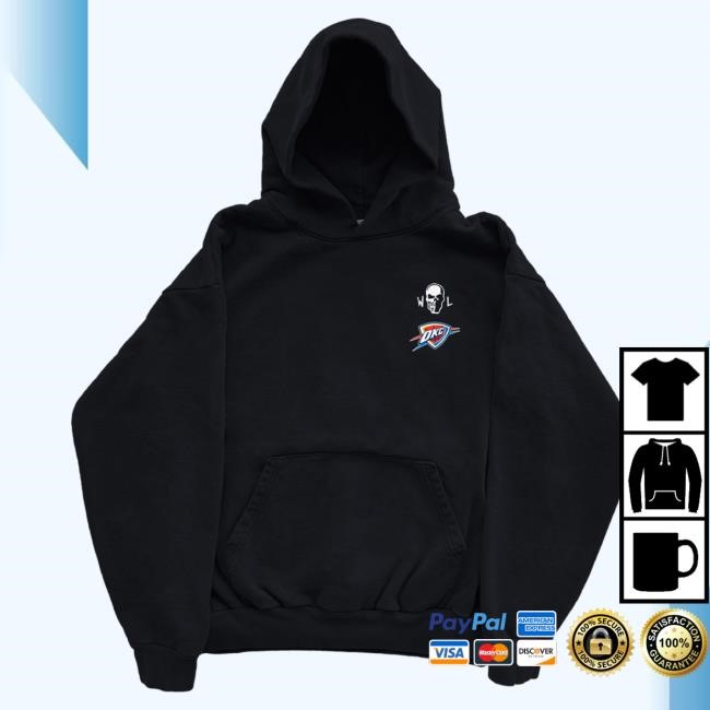 Thunder Throne Attractive Hoodie - Black | Warren Lotas Official NBA