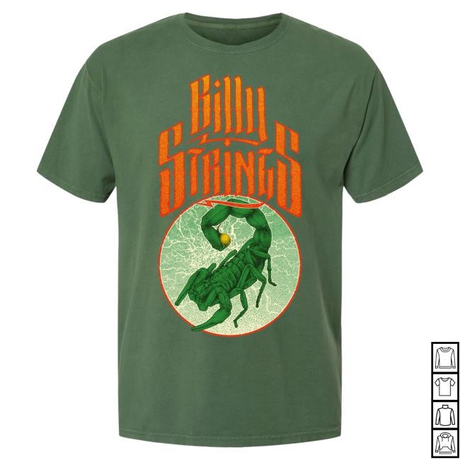 Billy Strings Merch Scorpion T Shirt (Simon Walker)