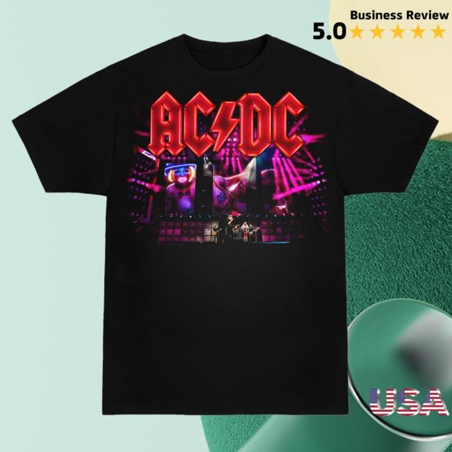 Official Ac Dc Merch Store AC/DC Webstore Exclusive Rosie Live in Europe Shirts Ac Dc Shop Acdc Clothing