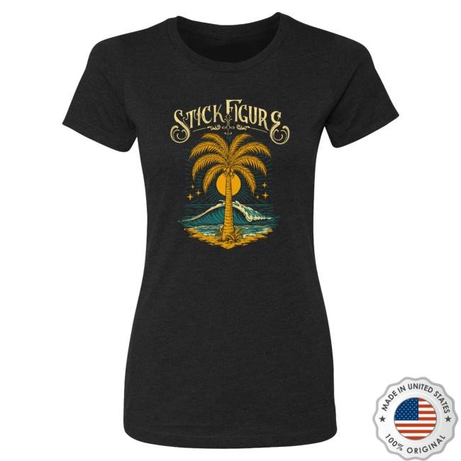 Stick Figure Sunset Rhythm Tees (Black) Stick Figure Merch Store Official