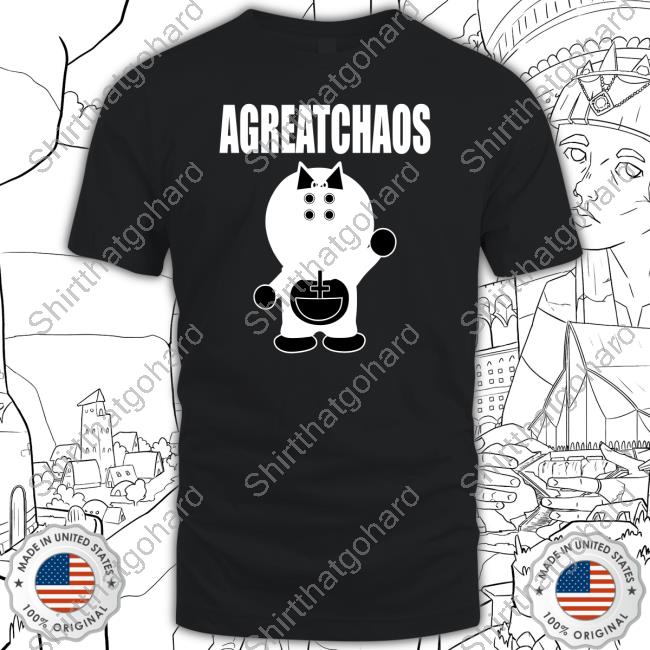 Official Ken Carson Merch A Great Chaos Agc Guy Black Shirt