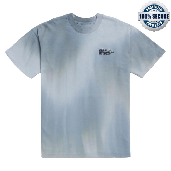 Official A24 Merch Store Stop Blue Dip-Dye Llc Hot Shirt A24 Shop