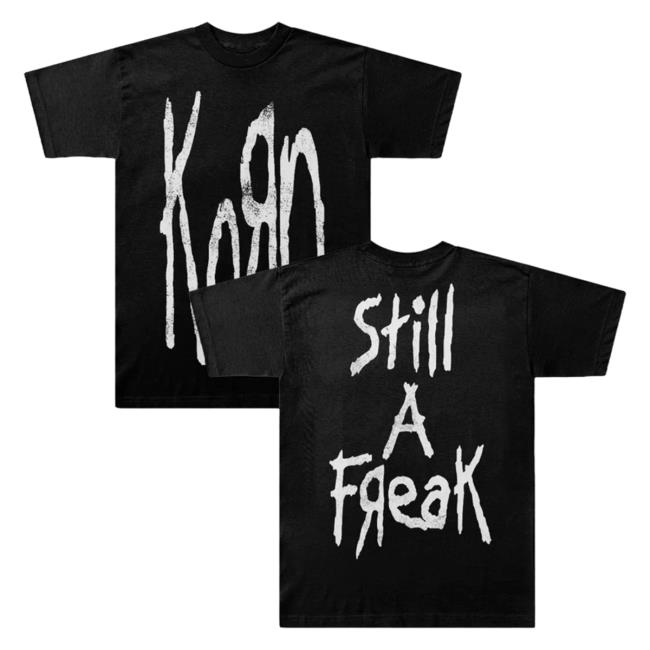 Official Korn Clothing Store Shop Merch Korn Stretched Still A Freak T-Shirts