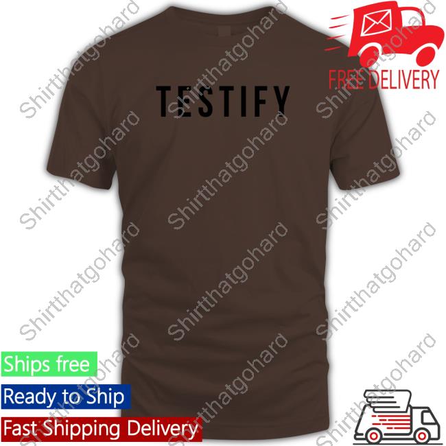 Testifyforever Merch Testify Brown Tee
