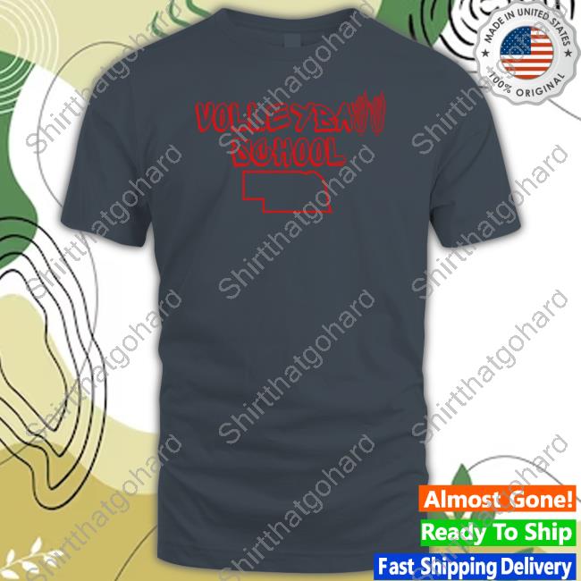 Official Husk Guys Store Nebraska Volleyball School Shirt