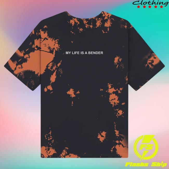 John Summit Bender Dyed Orange Crystal Wash Hot Shirt