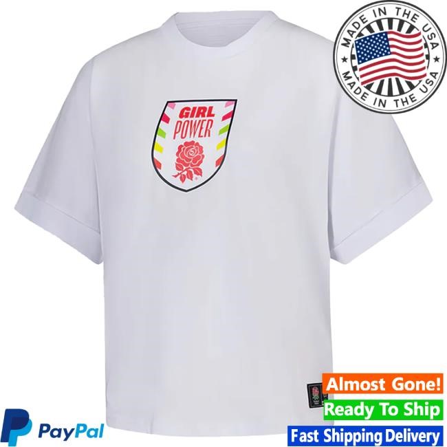 Official Spice Girls Merch Store Red Roses x Spice Girls Oversized White Tshirt