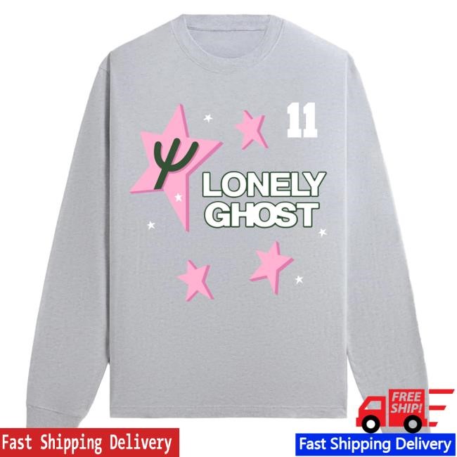 Lonely Ghost Merch Store Lonely Ghost All Star L/S T Shirt Lonely Ghost Merch Store Lonely Ghost All Star LS Tee