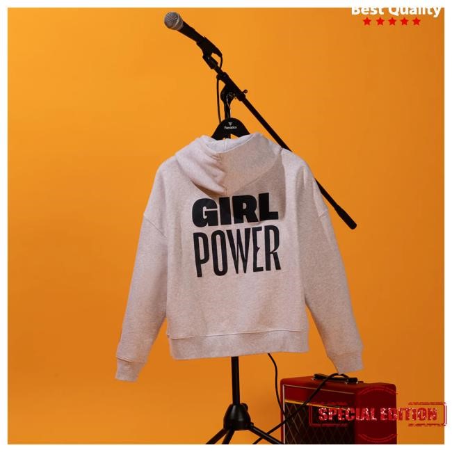 Official Spice Girls Merch Store Red Roses x Spice Girls Heavyweight Grey Hoody