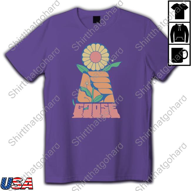 Goose The Band Goose Merch Flower Hand Short Sleeve