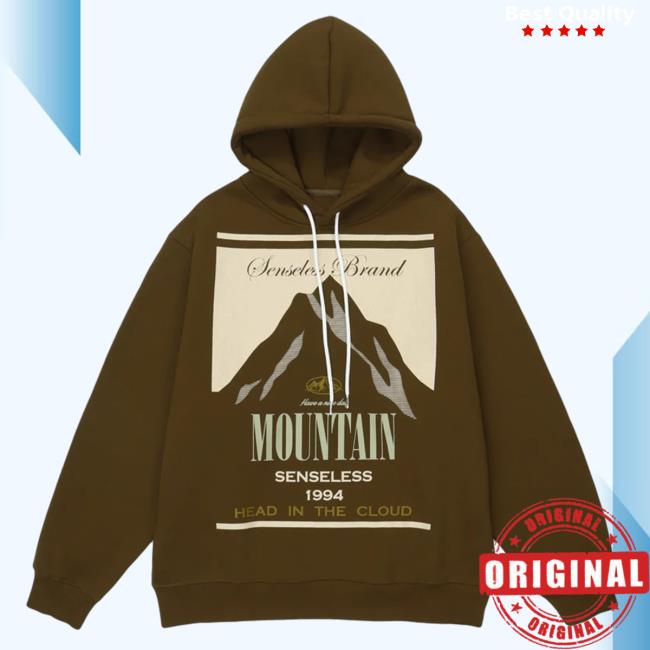 Lemandik Coffee Retro Pullover Hoodie Mountain