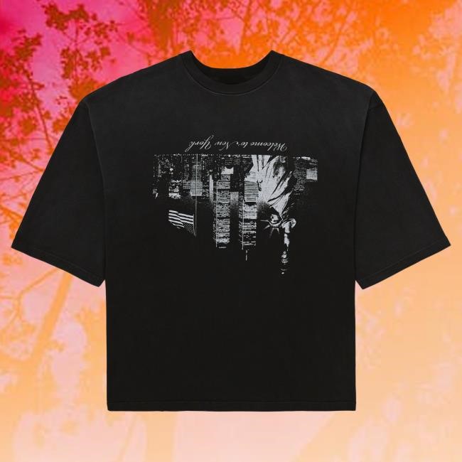 Official Willy Chavarria Welcome To Ny Buffalo Tees Black