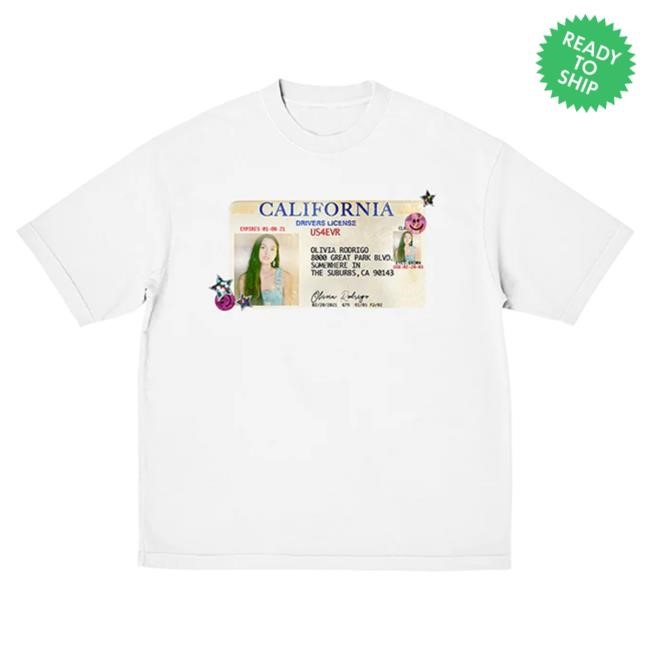 Drivers License 5 Year Anniversary Shirts Olivia Rodrigo | Olivia Rodrigo Official | Pop Artist Fan Gear