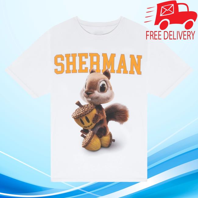 Official Drew House Merch Store Shop 3D Sherman Ss Attractive Shirt White DrewHouse Apparel Clothing
