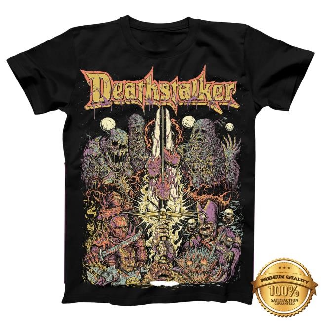 Deathstalker “Born Of Necromancy” Regular Tee Official Creep-O-Rama Merch