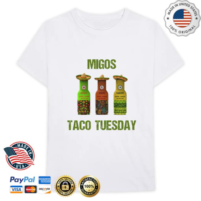 Official Migos Merch Store Shop Migos Taco Tuesday Crewneck (White)