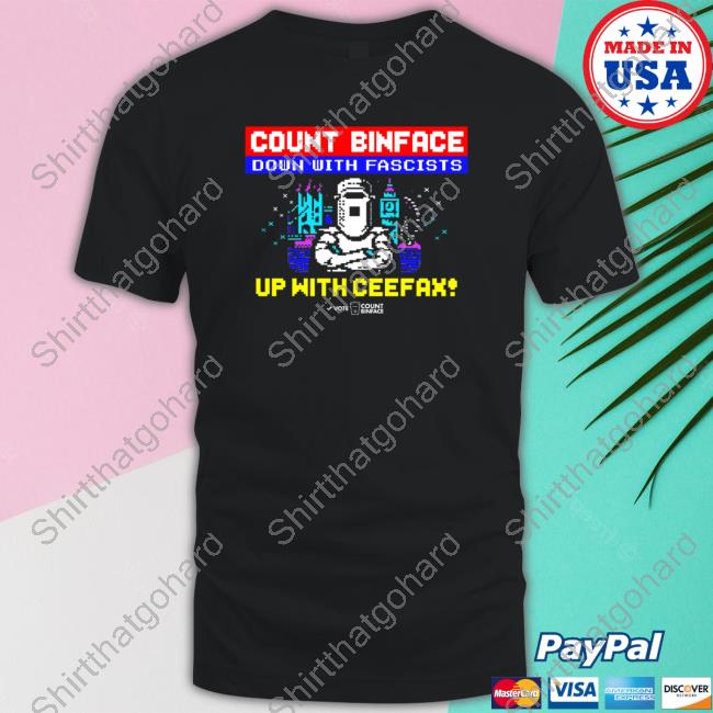 Count Binface - Up With Ceefax T-Shirts