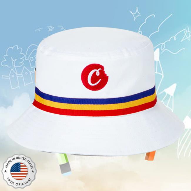Official Cookies Merch Store Cookies Spring 2 Palisades BucketHat White Apparel Clothing Shop Cookiessf