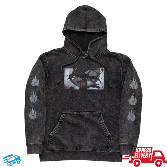 Rooster Teeth Merch Store Rwby Ice Queendom Negative Blake Sleeve Hoodie