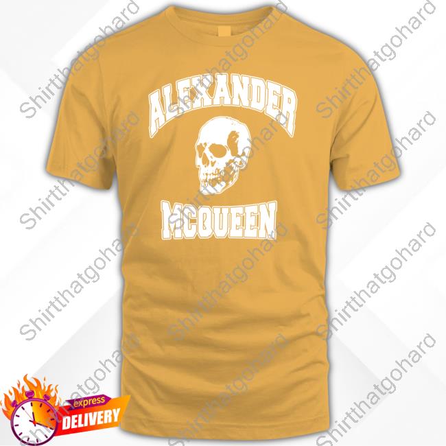 Official Bobby Miller Alexander Mcqueen Skull T-Shirt