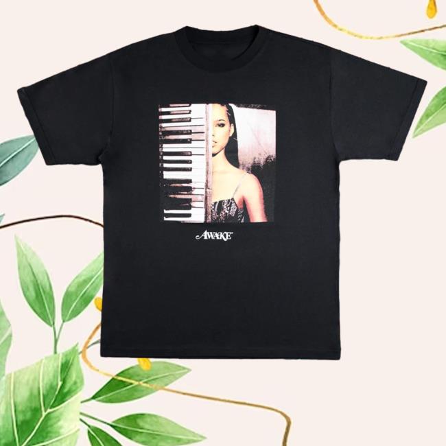 Official Alicia Keys Merch Awake Ny X Diary 20 Black Shirt