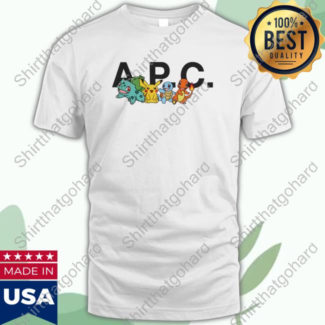 Pokemon Center Merch Pokémon × APC White The Crew Shirt