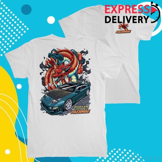 Official PrizzaMike Merch 240zx Dragon Attractive Hoodie