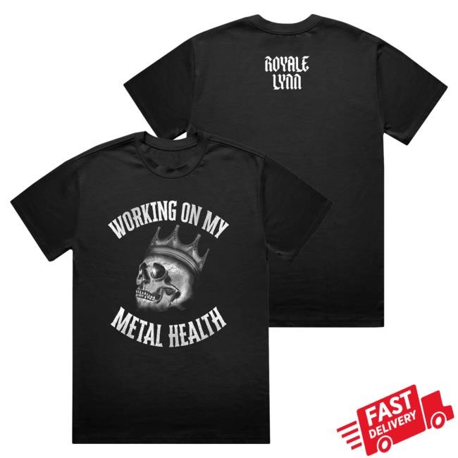 Royale Lynn Metal Health T Shirt (Black) Royale Lynn Official Merch