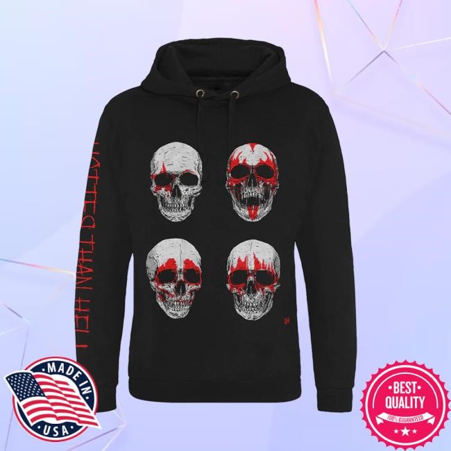 Kiss Band Hotter Than Hell Skulls Sweatshirt Hoodie Kiss Band Merch Shop