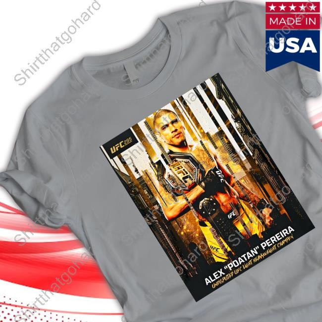 Official Ufc Store Merch Ufc Alex Pereira Champ T Shirt