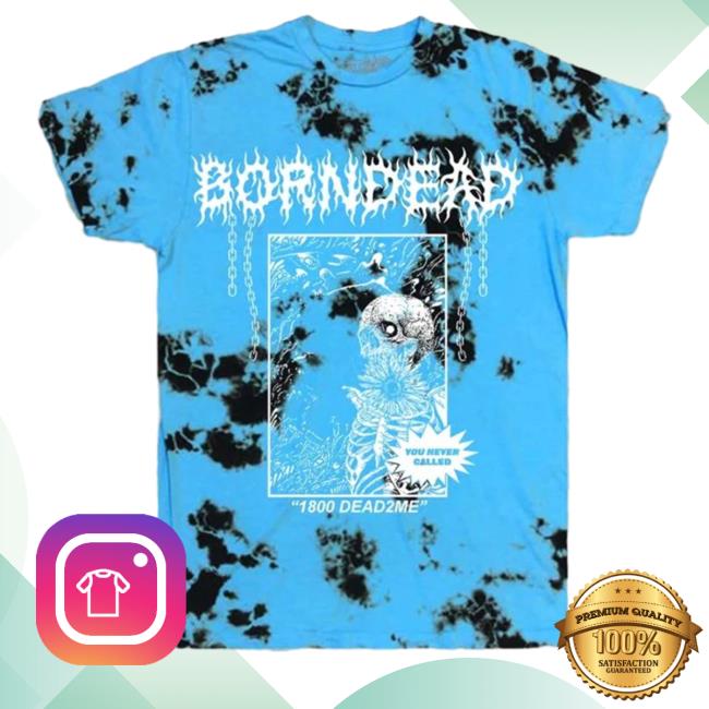 Official Born Dead Clothing 1800Dead2me Goth Inspired Tie Dye Tshirt