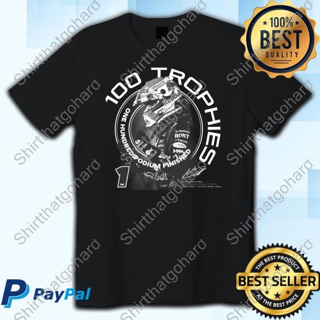 Official 100 Podiums - Tee - Max Verstappen