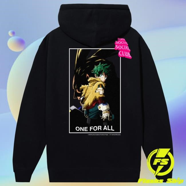 One For All Sweatshirt Hoodie - Black – AntiSocialSocialClub
