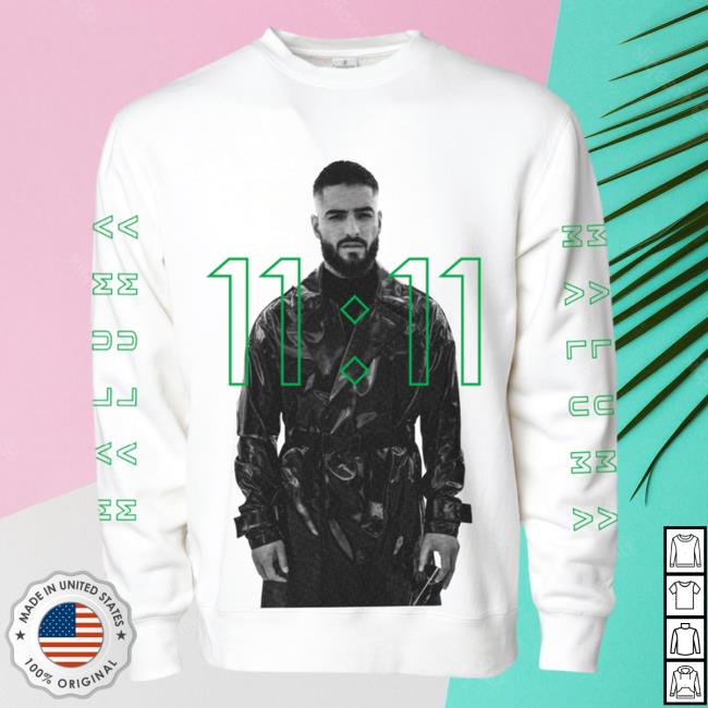 Official Maluma Clothing Store Shop Merch Maluma 11:11 White Sweater