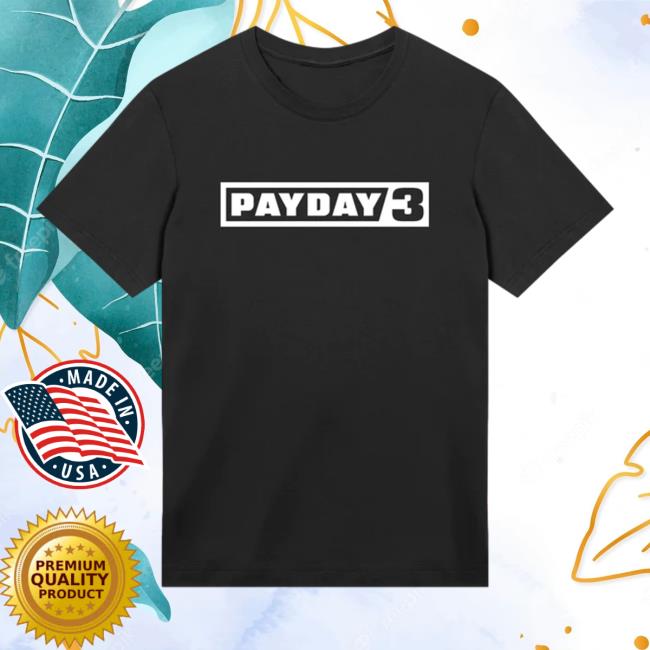 Payday 3 Merch Payday 3 White Logo Hooded Sweatshirt